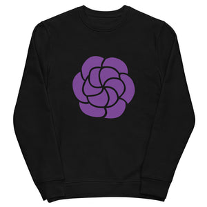 Rock Roses Eco Sweatshirt (Purple)